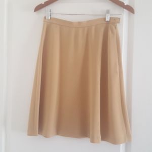 Neutral mustard skirt